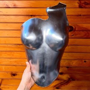 CUSTOM BREAST PLATE AVAILABLE IN ALL COLORS (SHOWN IN SILVER)